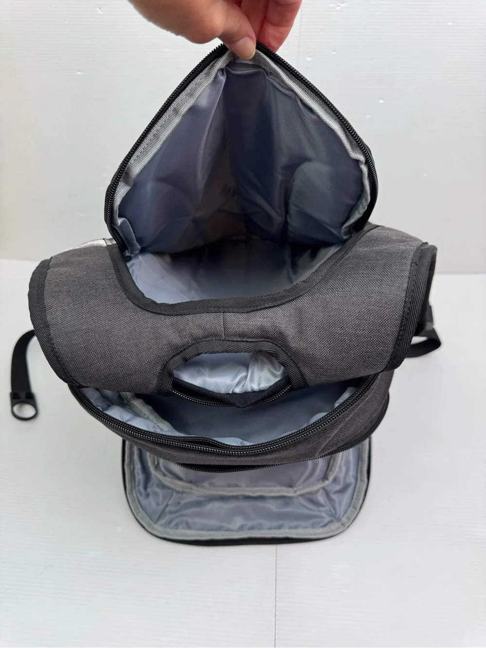 Kopack Laptop Computer Professional Slim Commuter Backpack Dark Gray Padded Bag